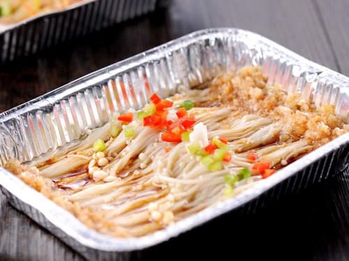 南城锡纸烤金针菇